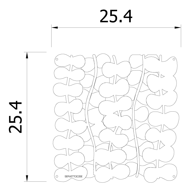 VedoNonVedo Eli dekoratives Element zur Einrichtung und Teilung von Räumen - grün transparent 3